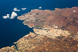 Ciutadella aerial view