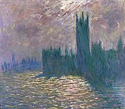 Reflecties op de Thames, 1904-1905, Musée Marmottan Monet