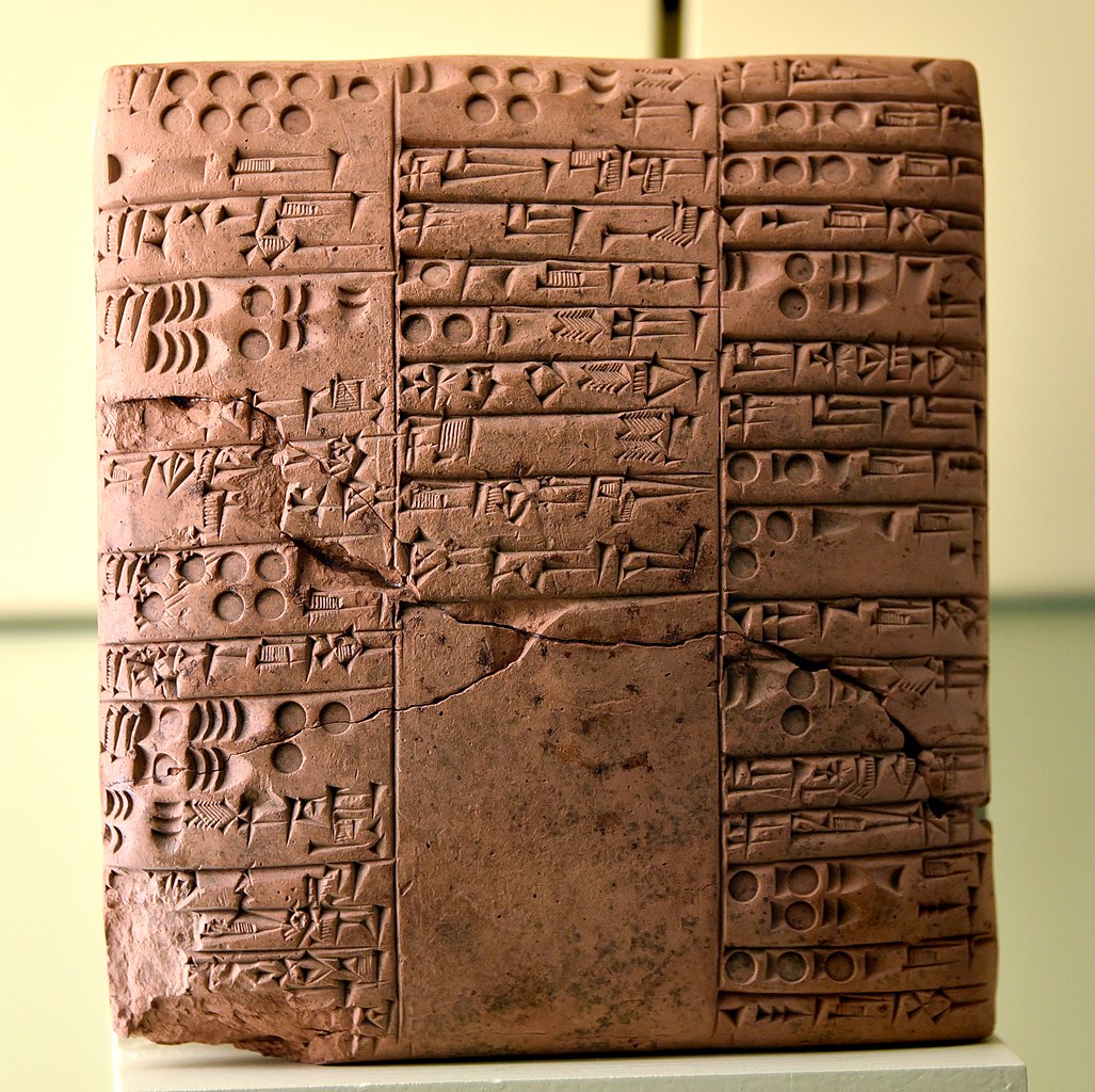 ancient clay tablets