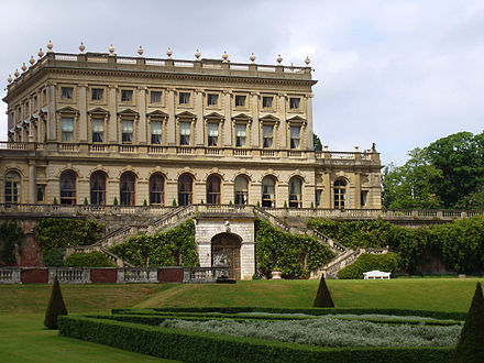 Cliveden:  Charles Barry's Italianate,[8] Neo-Renaissance mansion with "confident allusions to the wealth of Italian merchant princes."[9]