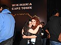 With May at the Wikimania'18 Closing ceremony.