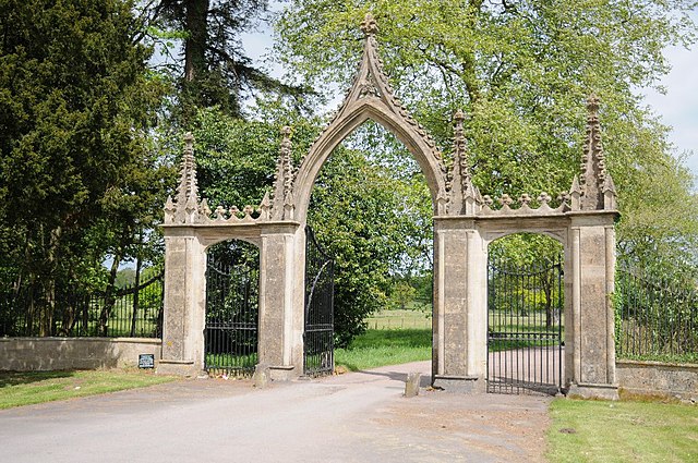 Gates to Clytha Park, Monmouthshire