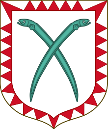 Coat of Arms Coat of arms of the house of Anguillara.svg