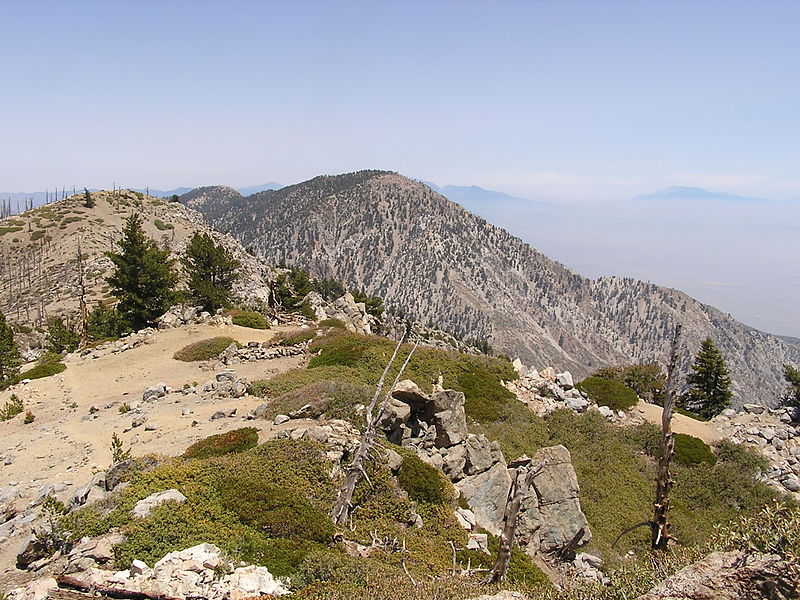 File:Cucamonga Peak west face.jpg