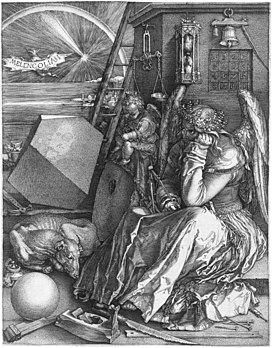 Меланхолия върху гравюра на А. Дюрер