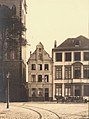 Haus „Zur Stadt Rom“ am Turm der Lambertuskirche und daneben das „Douvenhaus“, um 1909