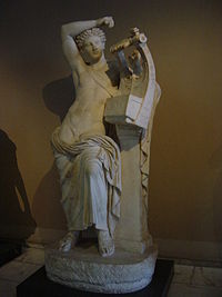 Apollo statue from Miletus in Istanbul Archaeology Museums. DSC04508 Istanbul - Museo archeol. - Apollo citaredo, sec. II dC - da Mileto - Foto G. Dall'Orto 28-5-2006.jpg