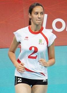 Dallal Merwa Achour Algerian volleyball player