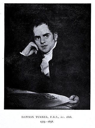 <span class="mw-page-title-main">Dawson Turner</span> English banker, botanist and antiquary (1775-1858)
