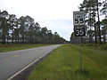 DayNight Speed limit signs, Okefenokee National Wildlife Refuge, GA177 WB