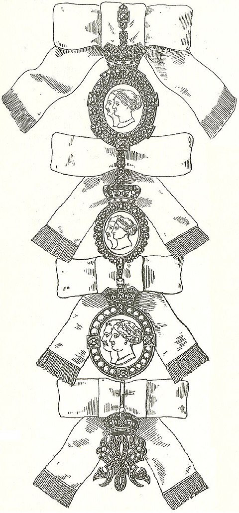 De vier graden van de Koninklijke Orde van Victoria en Albert.jpg
