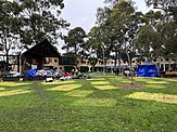 Demolition of the pro-palestine camp at Monash University on 17th May, 2024.jpg