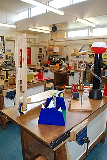 Design and Technology projects at Jordanhill School, Glasgow Design and techology class, practical outcomes.jpg