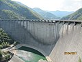 Ridracoli Dam Kaksinkertainen kaareva pato