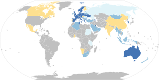 Countries using DAB/DMB
