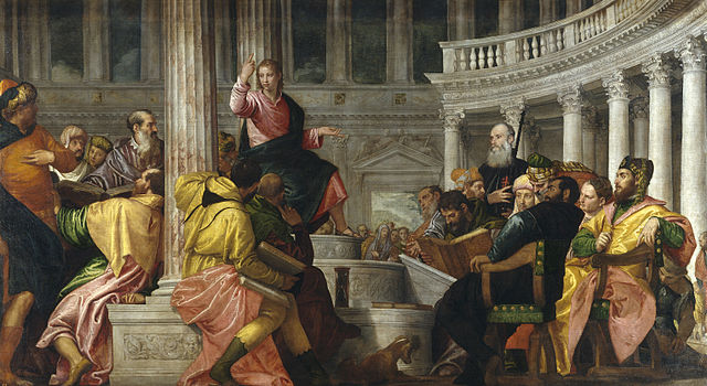 jesus teaching in the temple