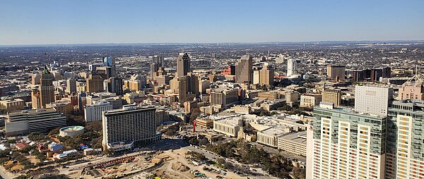 Image: Downtown San Antonio view from The Tower of the Americas