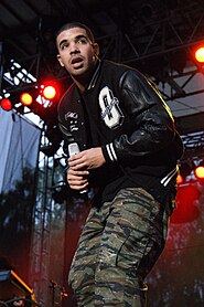 Drake at Bumbershoot in 2010 Drake 2010.jpg