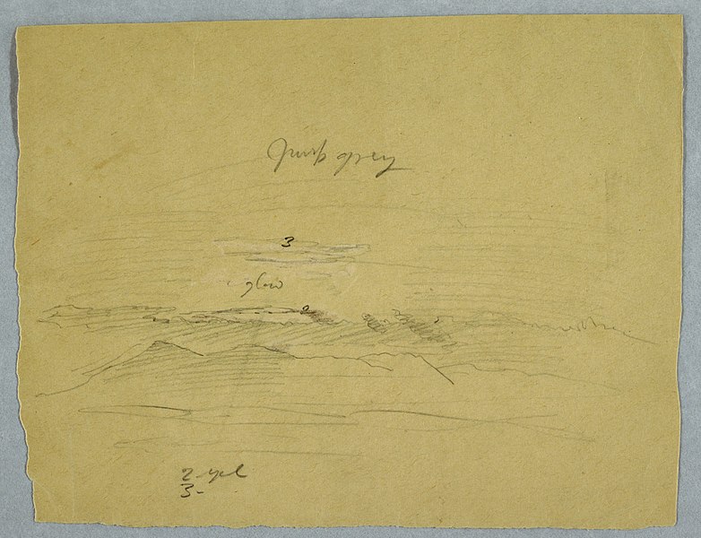 File:Drawing, Sky over a hill ridge, n.d. (CH 18203251).jpg