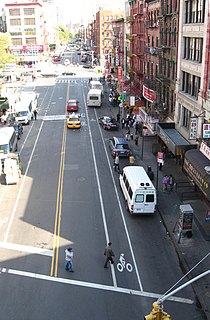 East Broadway (Manhattan) Street in Manhattan, New York