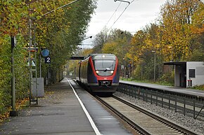 Triebwagen der Euregiobahn in Eilendorf