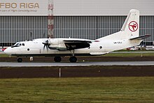 Eleron Airlines Antonov An-26 Eleron, UR-CSJ, Antonov An-26B (49974731722).jpg