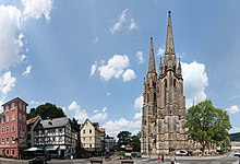 St. Elizabeth's Church with surroundings Elisabeth-Kirche-Marburg.jpg