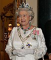 Королева Великобритании Елизавета II с инсигниями ордена Южного Креста (7 марта 2006 года)