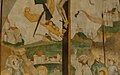 Spätgotisches Gemälde um 1471 Detail: Die Landschaft im Hintergrund wird als Darstellung der Zollernalb gedeutet, mit Balingen, der Lochen, der Burg Hohenzollern und der Schalksburg