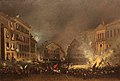 Image 50Episode of the 1854 Spanish Revolution in the Puerta del Sol, by Eugenio Lucas Velázquez. (from History of Spain)