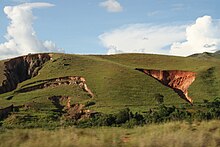 Soil erosion in Madagascar Erosion on Madagascar.JPG