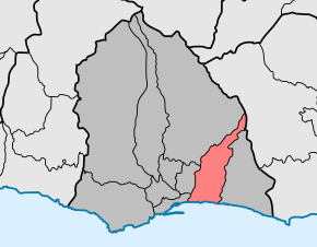Localização no município de Funchal
