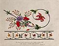 Fac-simile of the inlaid work on the tomb at Agra, called Ta Wellcome V0043048.jpg