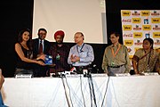 Chopra launching the theme video for International Film Festival of India at a press conference on the official sponsor for the festival (23 November 2006)