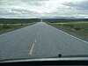 Road through the Finnmark plateau