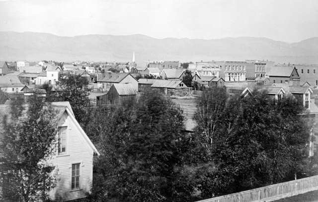 Fort Collins, facing west (1875)