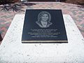 CeeCee Ross Lyles monument. She was one of the flight attendants on United Airlines Flight 93: Plaque