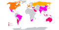 G20 (G5, G8 and rest) Map