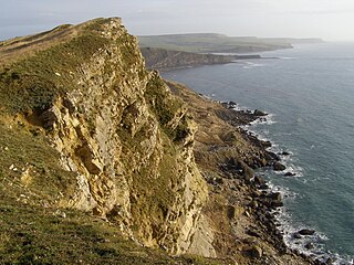 Jurassic Coast World Heritage Site on the coast of southern England