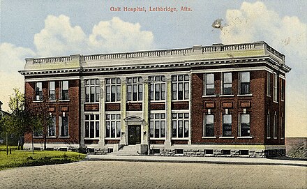 Galt Hospital 1910, now the Galt Museum