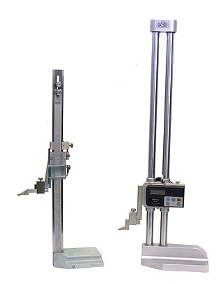 <span class="mw-page-title-main">Height gauge</span> Measuring device