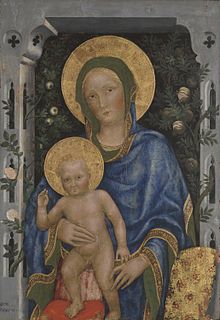 <i>Madonna and Child</i> (Gentile da Fabriano, Yale) Painting by Gentile da Fabriano