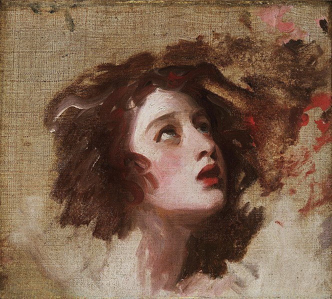 File:George Romney - Portrait of Emma Hart, later Lady Hamilton, as Miranda, c1785-1786 -Philadelphia Museum of Art.jpg