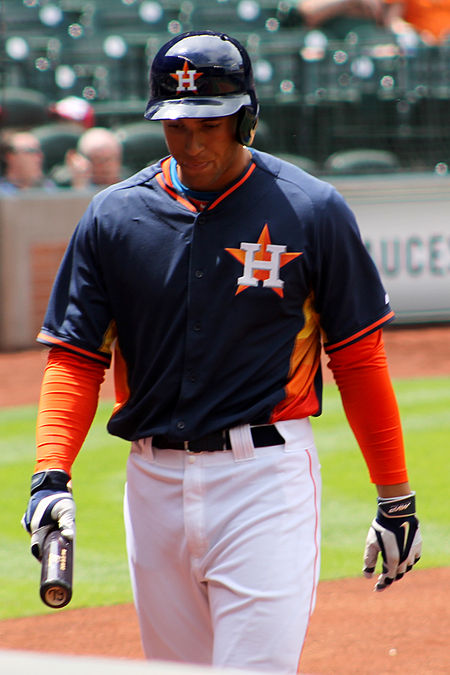 George Springer preseason game March 2014.jpg