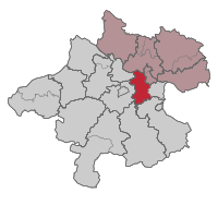 Map of the judicial district of Traun