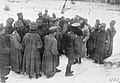 German and Bolshevik troops fraternizing in the area of the Yaselda River (February 1918).jpg