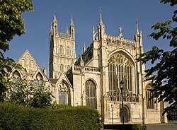 la cathédrale de Gloucester.