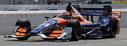 Kimball driving the Novo Nordisk Ganassi car at the 2015 GoPro Grand Prix of Sonoma GoPro Grand Prix 2015 18 - Stierch.jpg