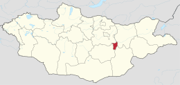 Provincia del Gov’-Sùmbėr – Localizzazione