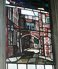 Detail from window in Gray's Inn Chapel.London